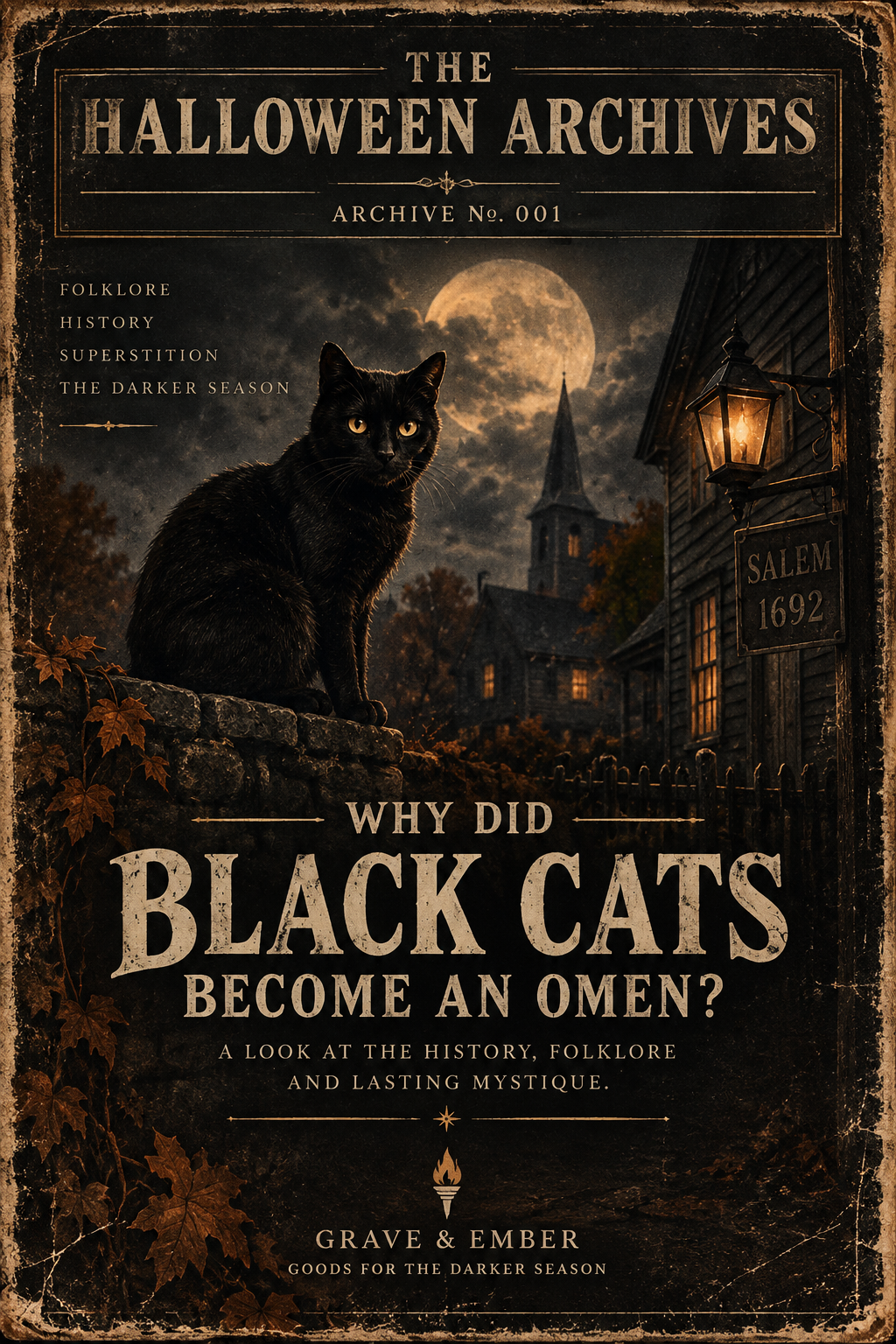 ARCHIVE 001 - Why Black Cats Became an Omen