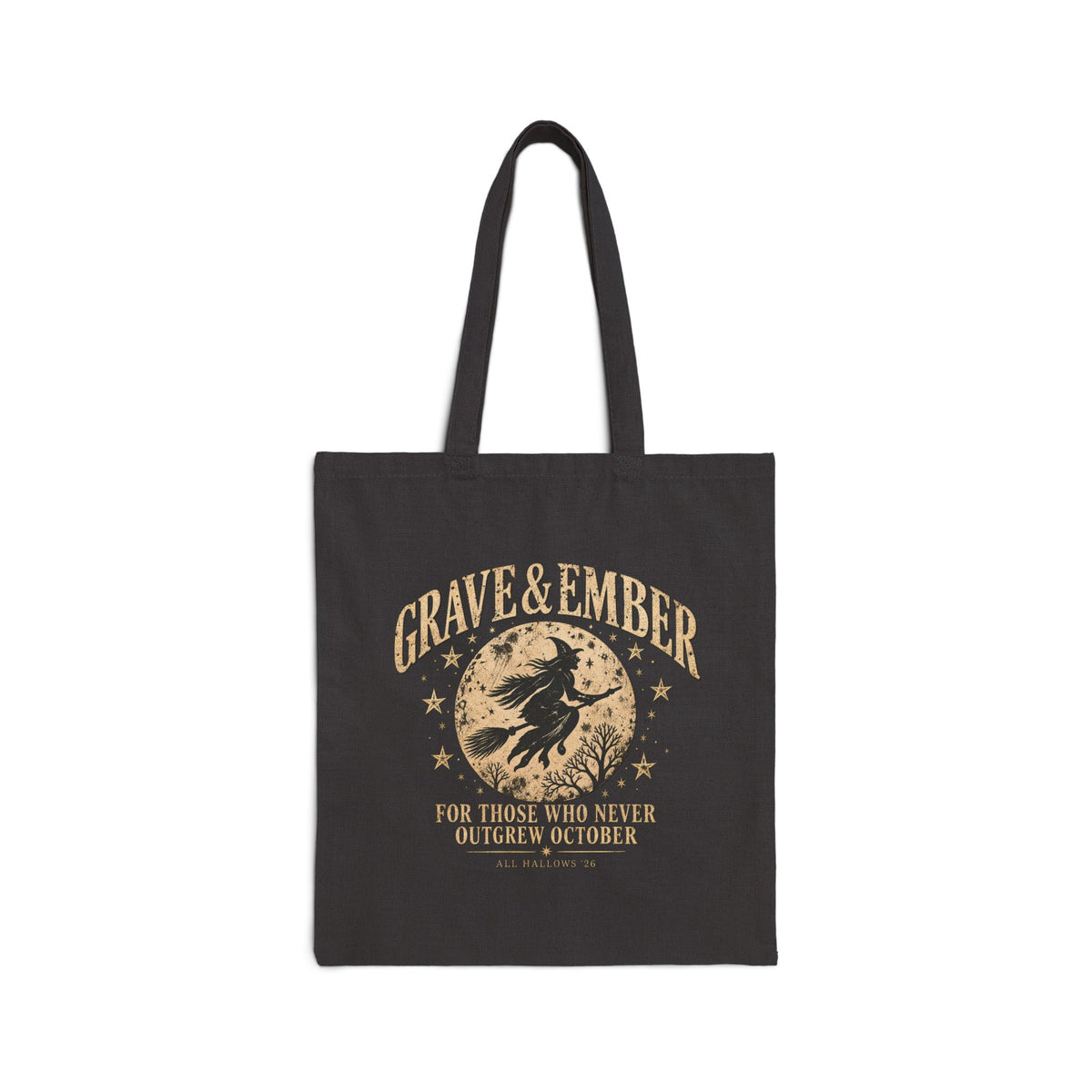 The Witch's Errand – Vintage Halloween Canvas Tote