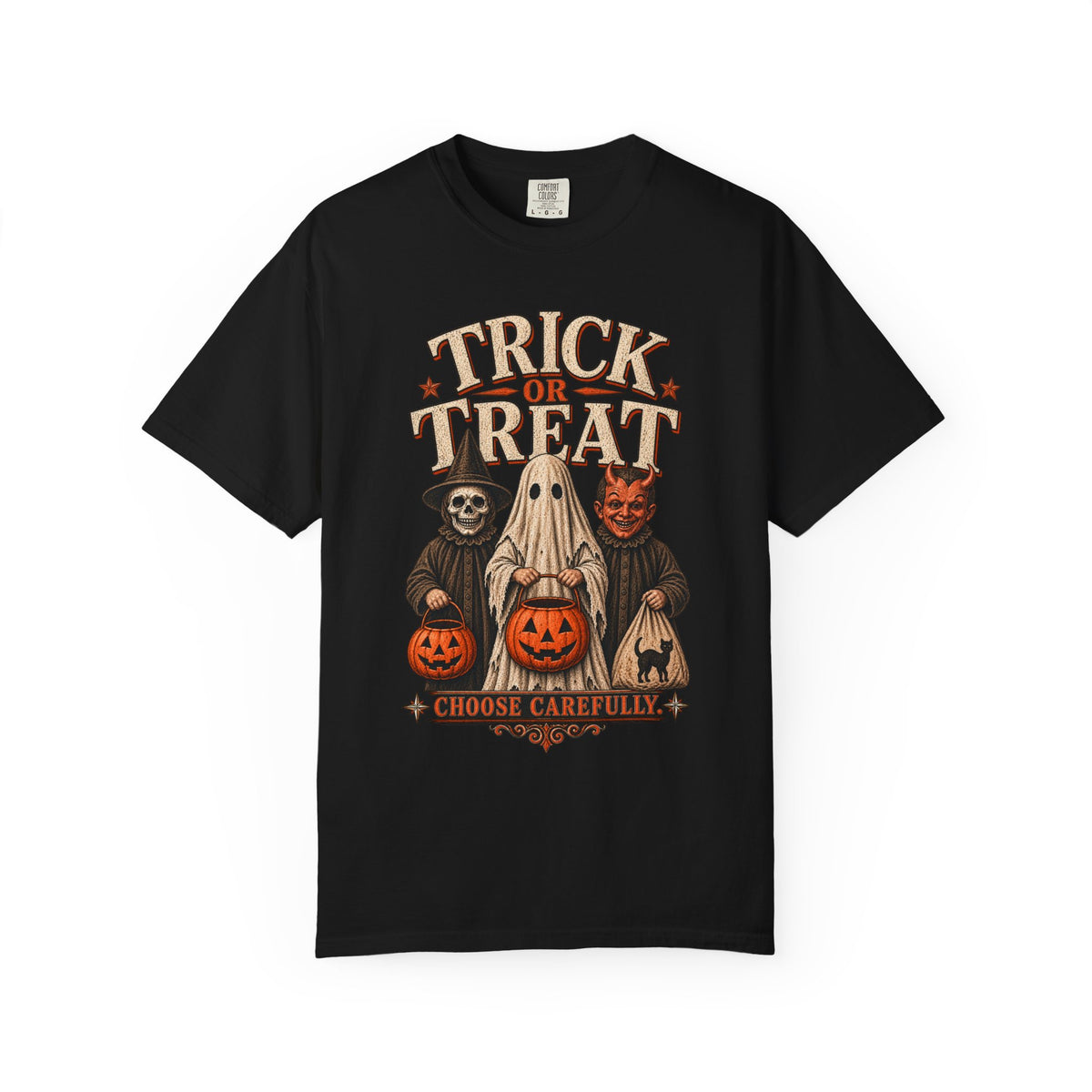 Trick or Treat – Vintage Halloween Graphic Tee-7