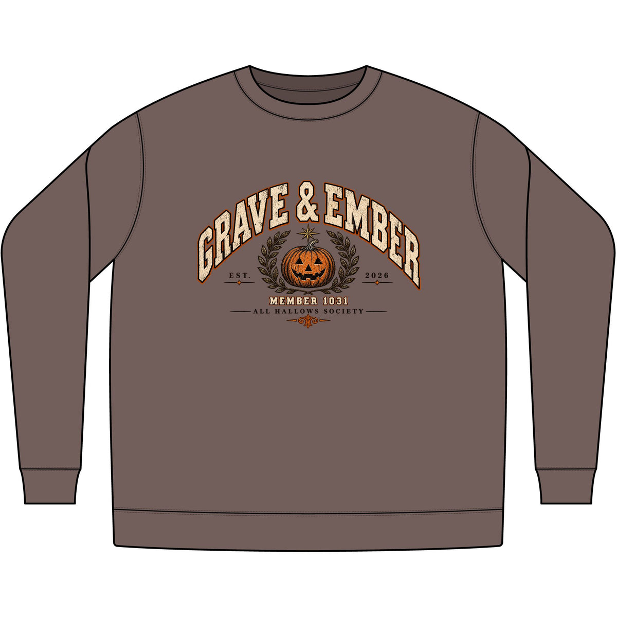 All Hallows Society – Halloween Crewneck Sweatshirt-7