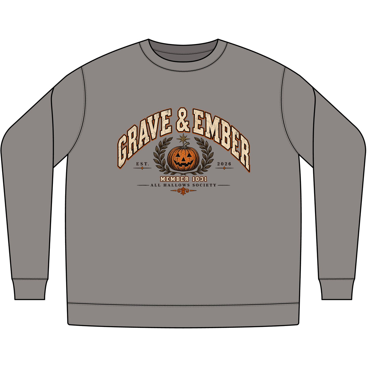 All Hallows Society – Halloween Crewneck Sweatshirt-6