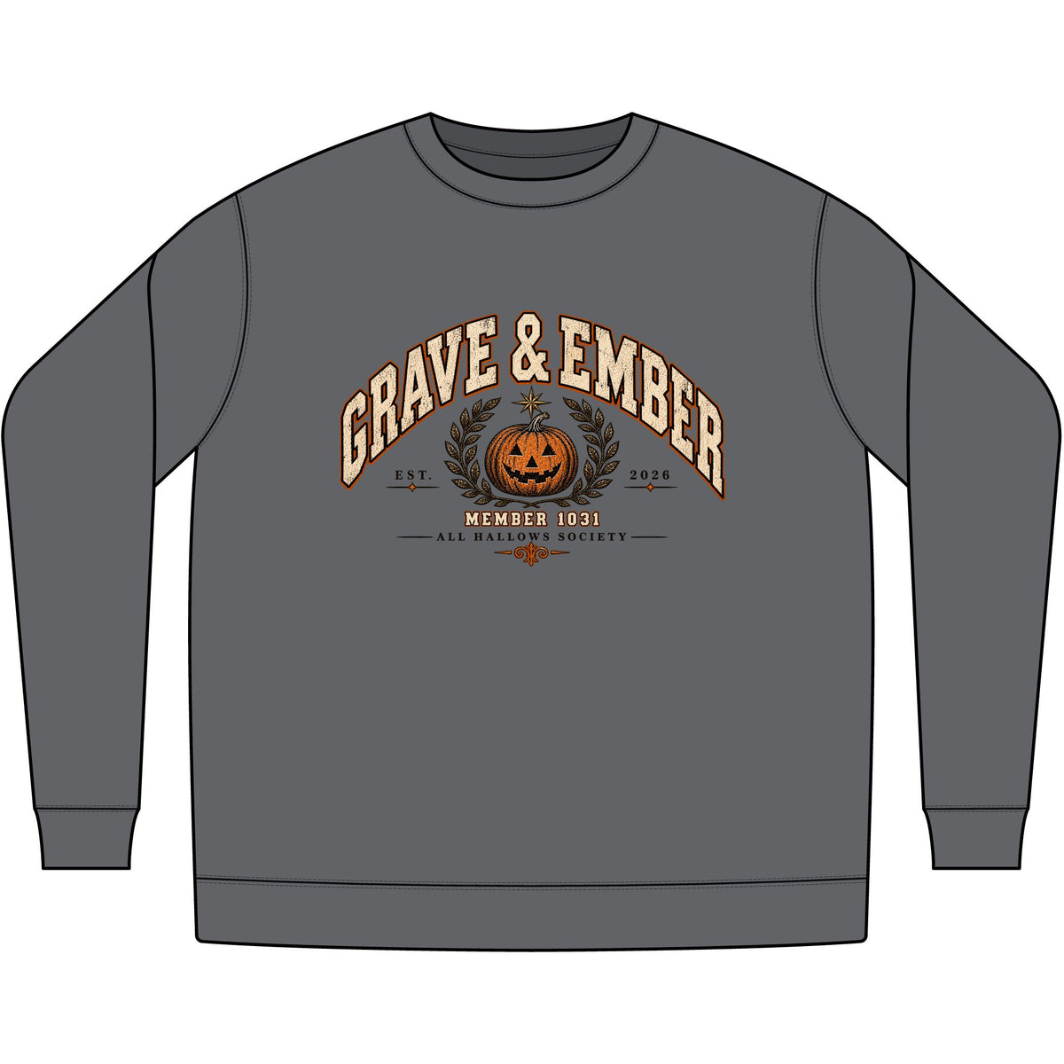 All Hallows Society – Halloween Crewneck Sweatshirt-8