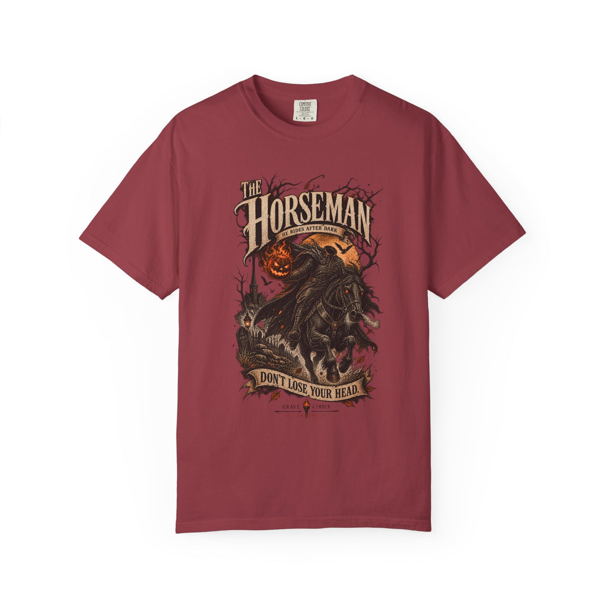 The Horseman – Vintage Headless Horseman Graphic Tee-13