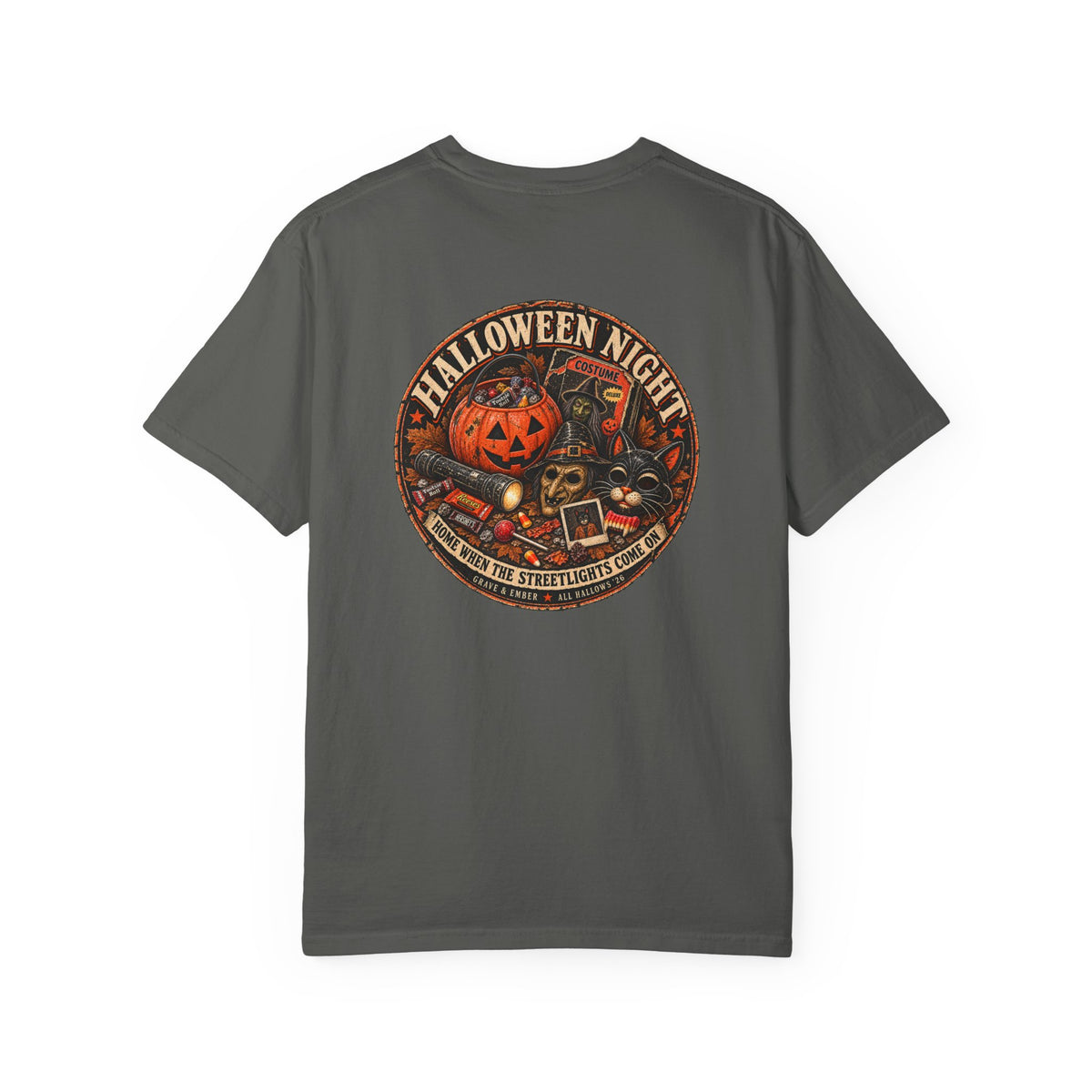 Halloween Night – Vintage Halloween Graphic Tee-11