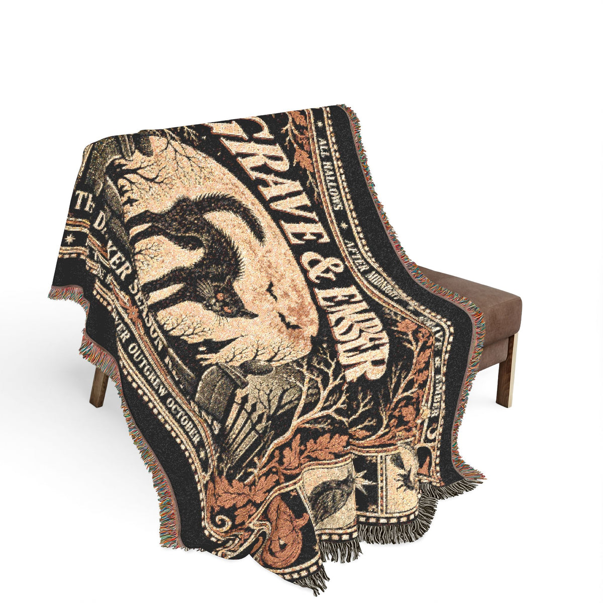 The Darker Season – Woven Halloween Tapestry Throw