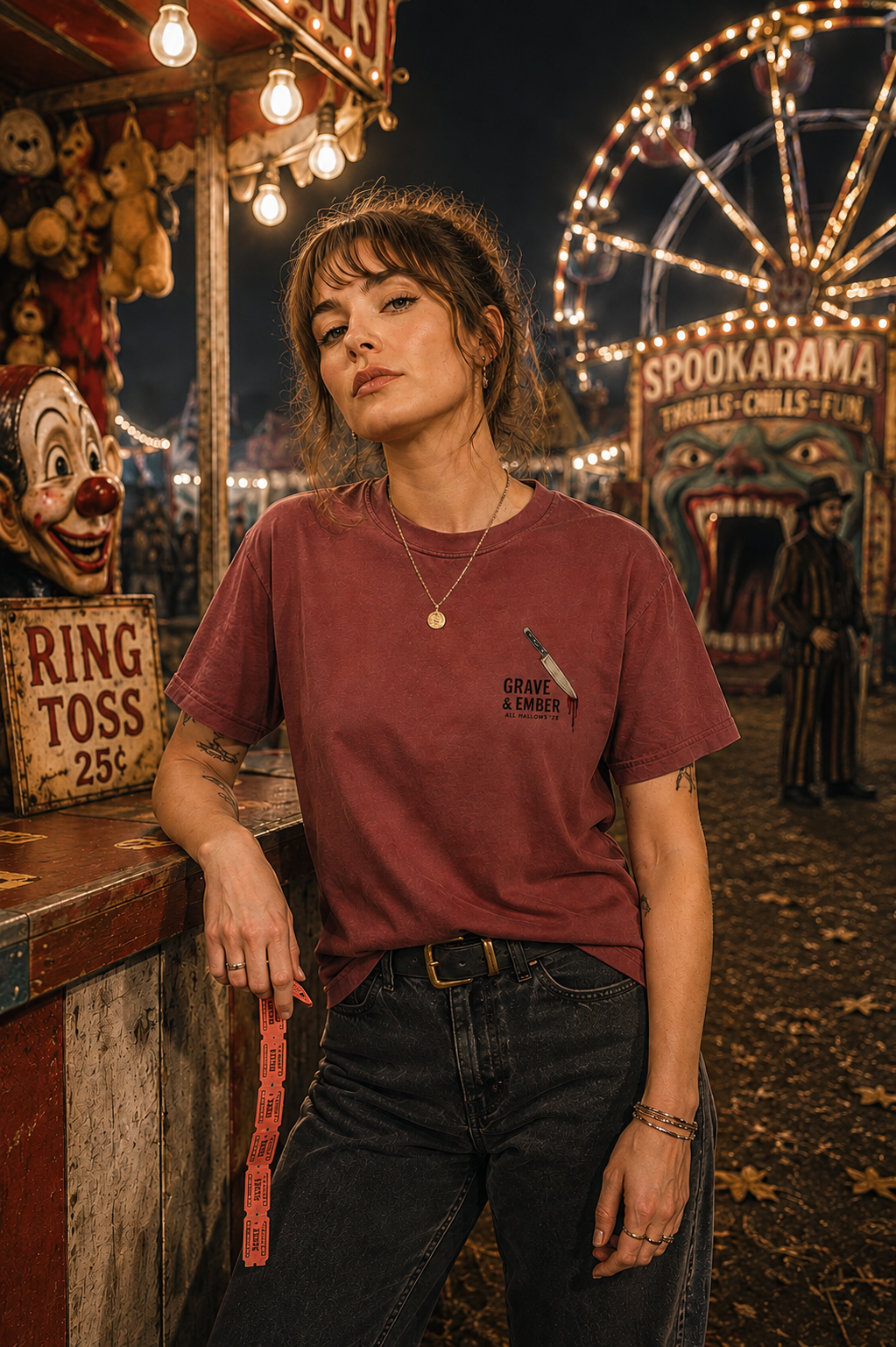 Halloween Night – Vintage Halloween Graphic Tee