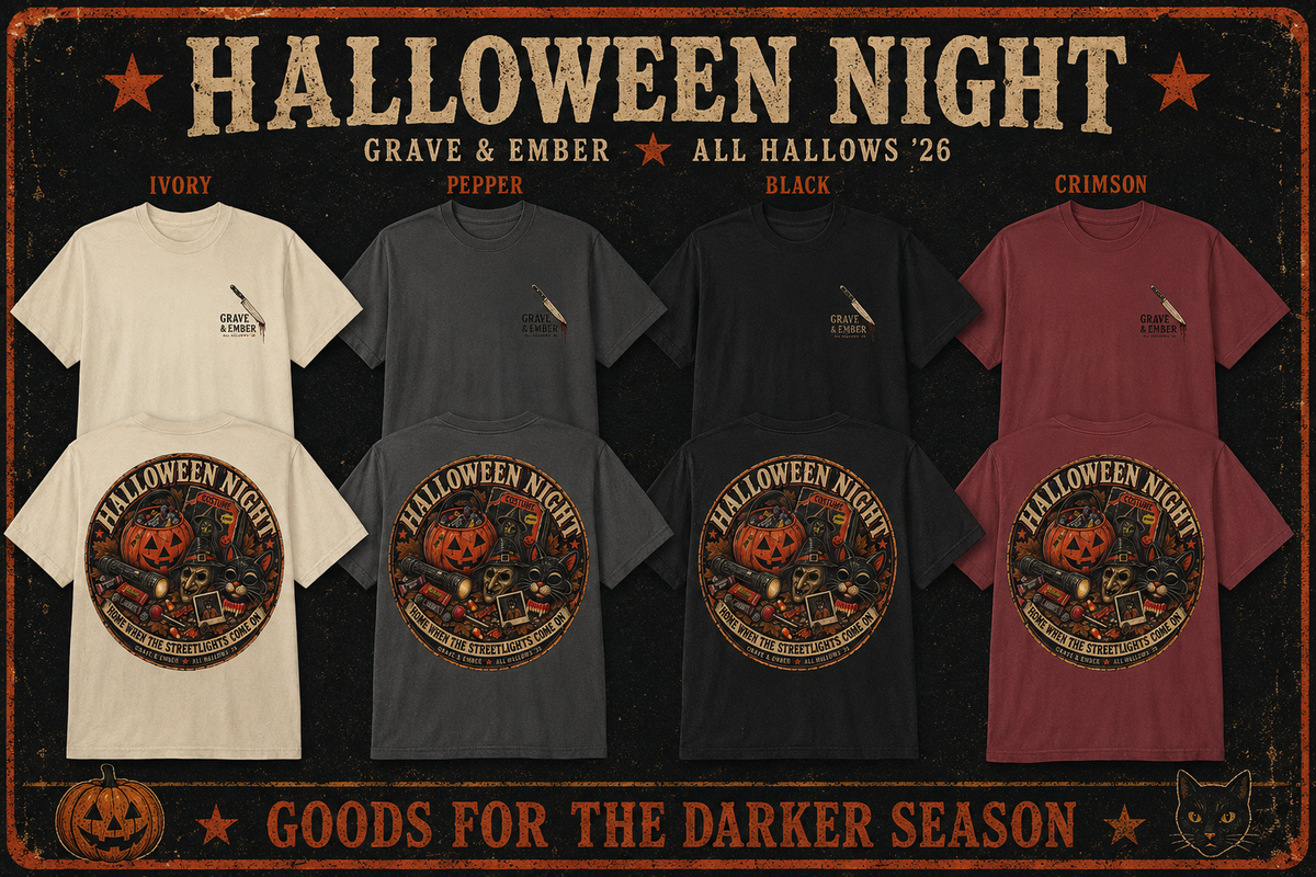 Halloween Night – Vintage Halloween Graphic Tee