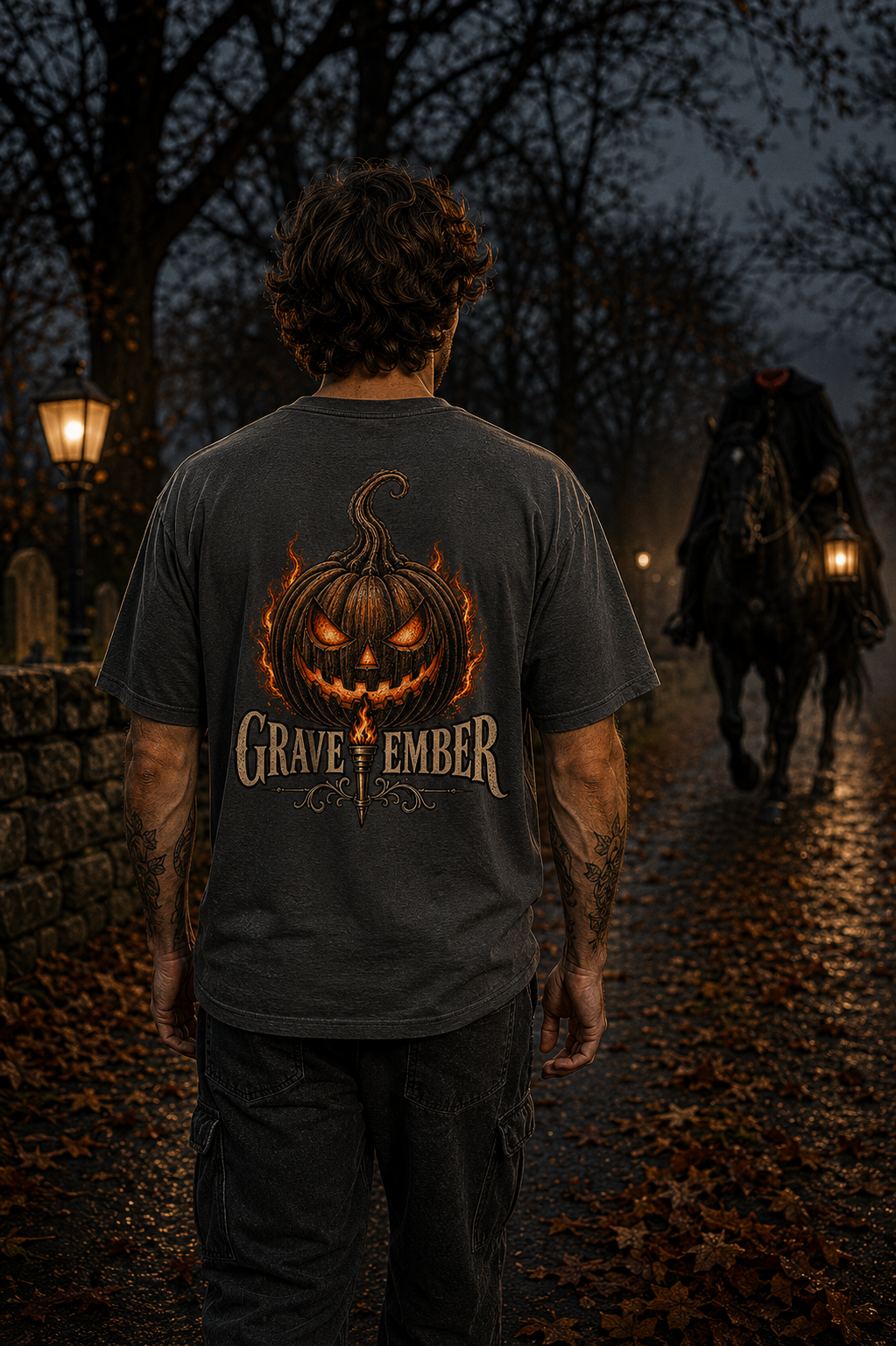 The Horseman – Vintage Headless Horseman Graphic Tee