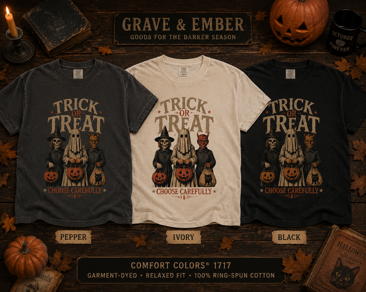 Trick or Treat – Vintage Halloween Graphic Tee