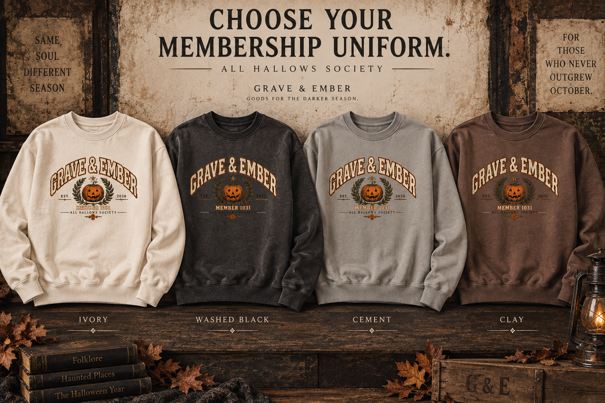 All Hallows Society – Halloween Crewneck Sweatshirt