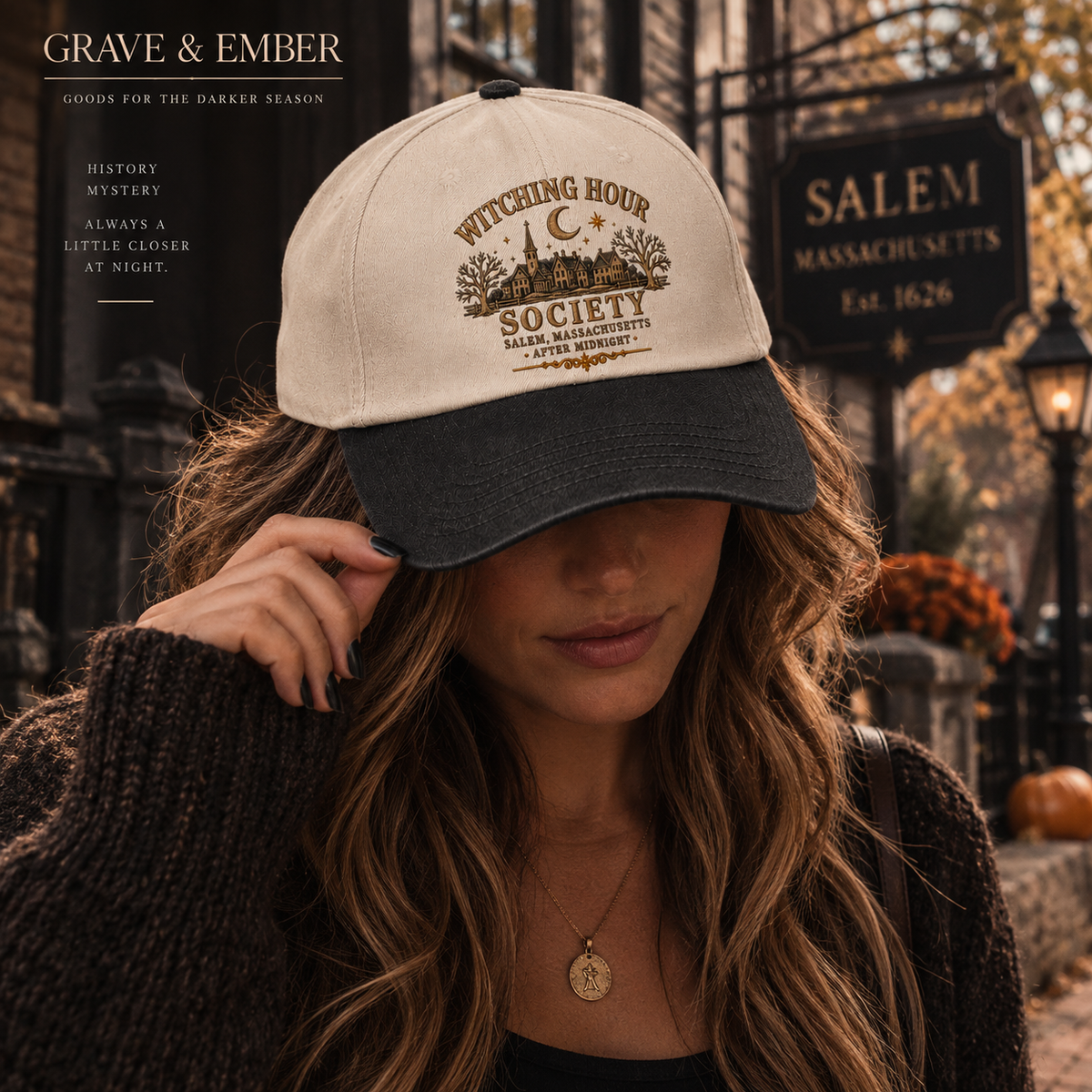 Witching Hour Society – Embroidered Snapback Hat