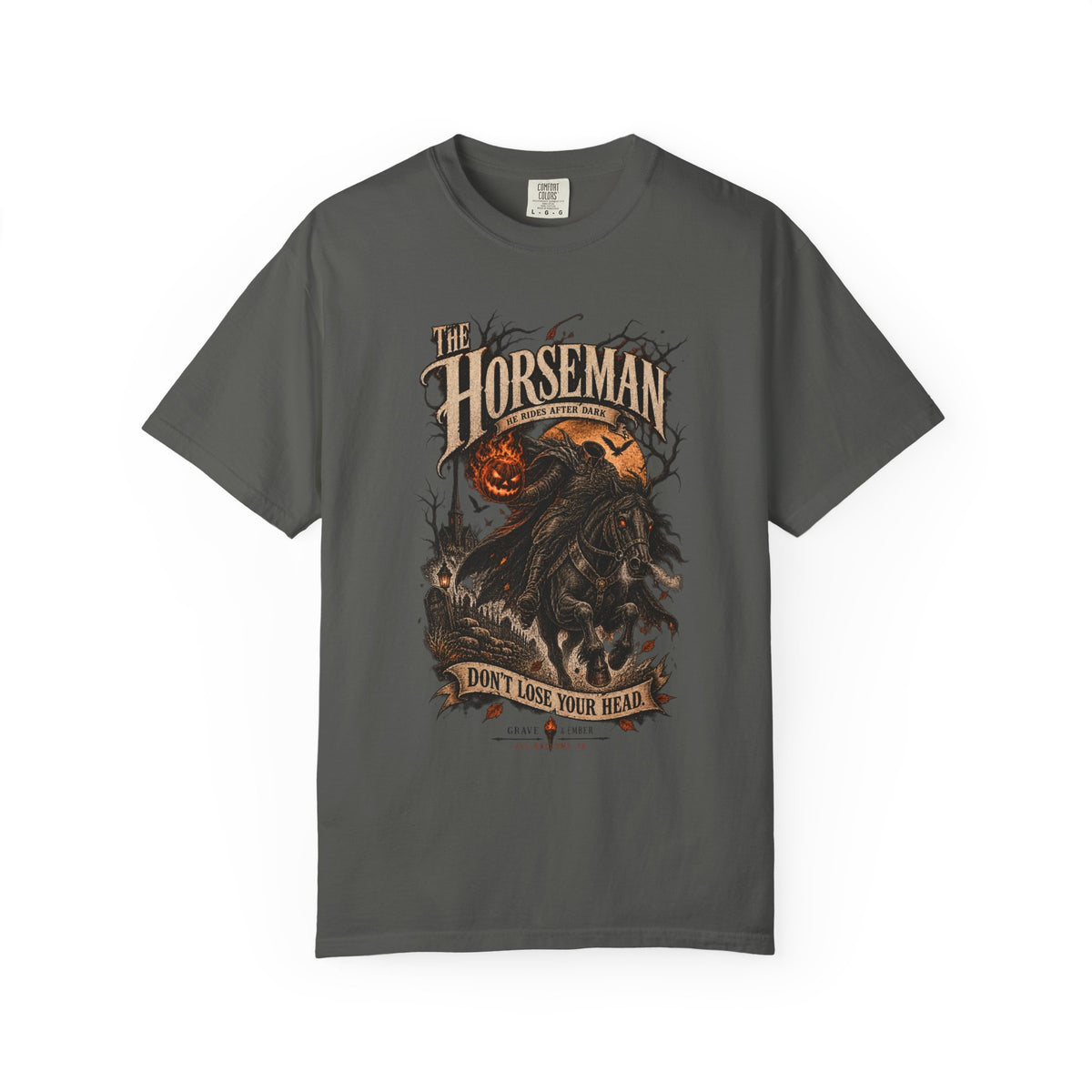 The Horseman – Vintage Headless Horseman Graphic Tee-7
