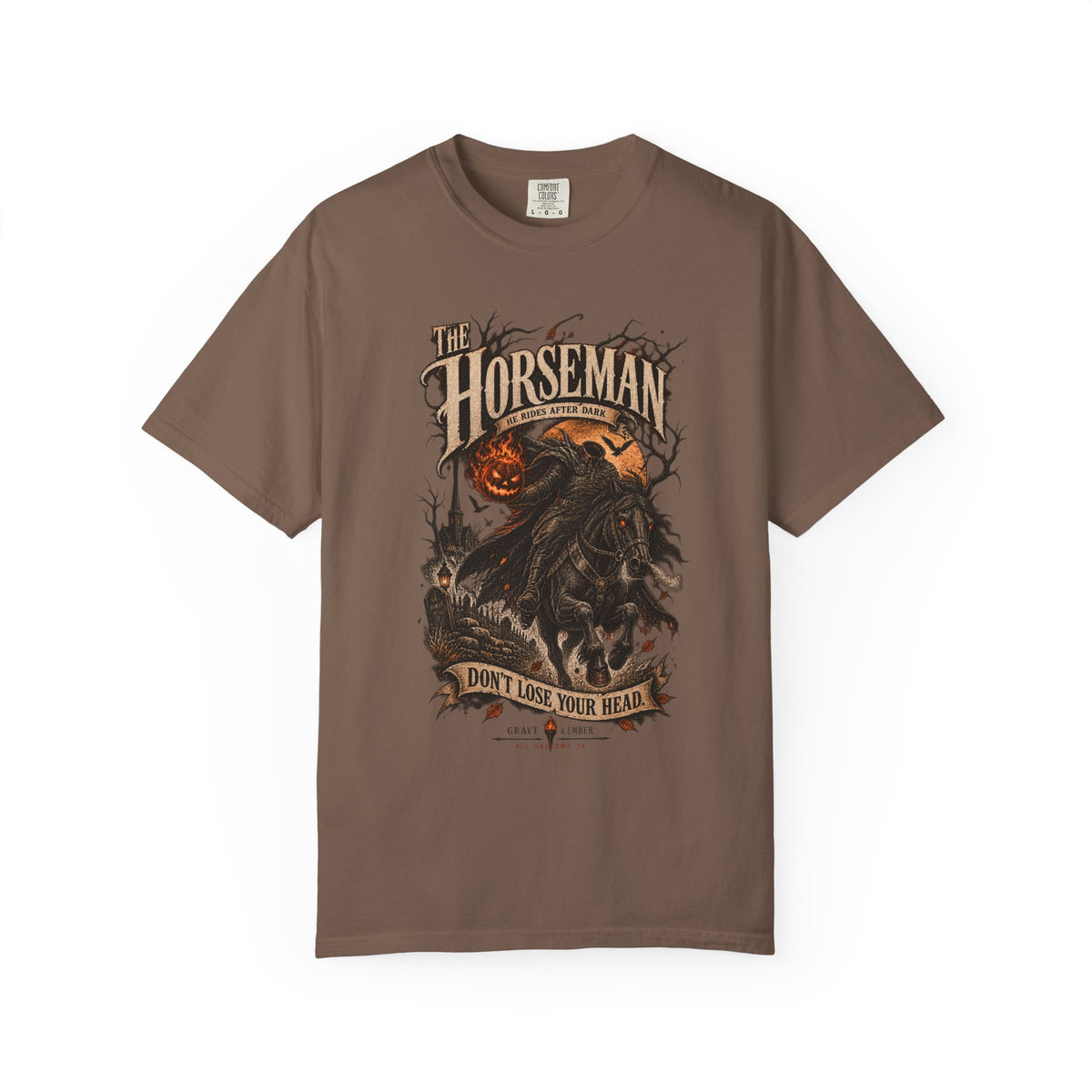 The Horseman – Vintage Headless Horseman Graphic Tee-9