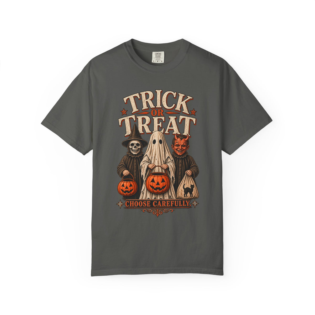 Trick or Treat – Vintage Halloween Graphic Tee-6
