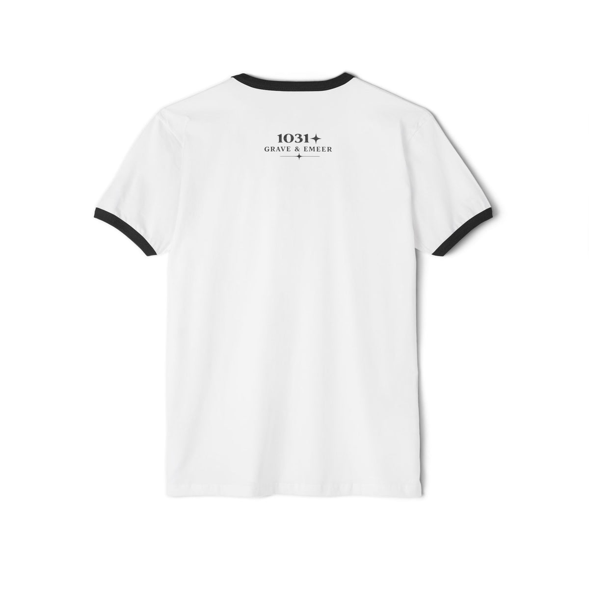 The Bite Ringer Tee | Vintage Halloween Shirt, Retro Horror Graphic T-Shirt, Black and White Ringer, Grave & Ember-8