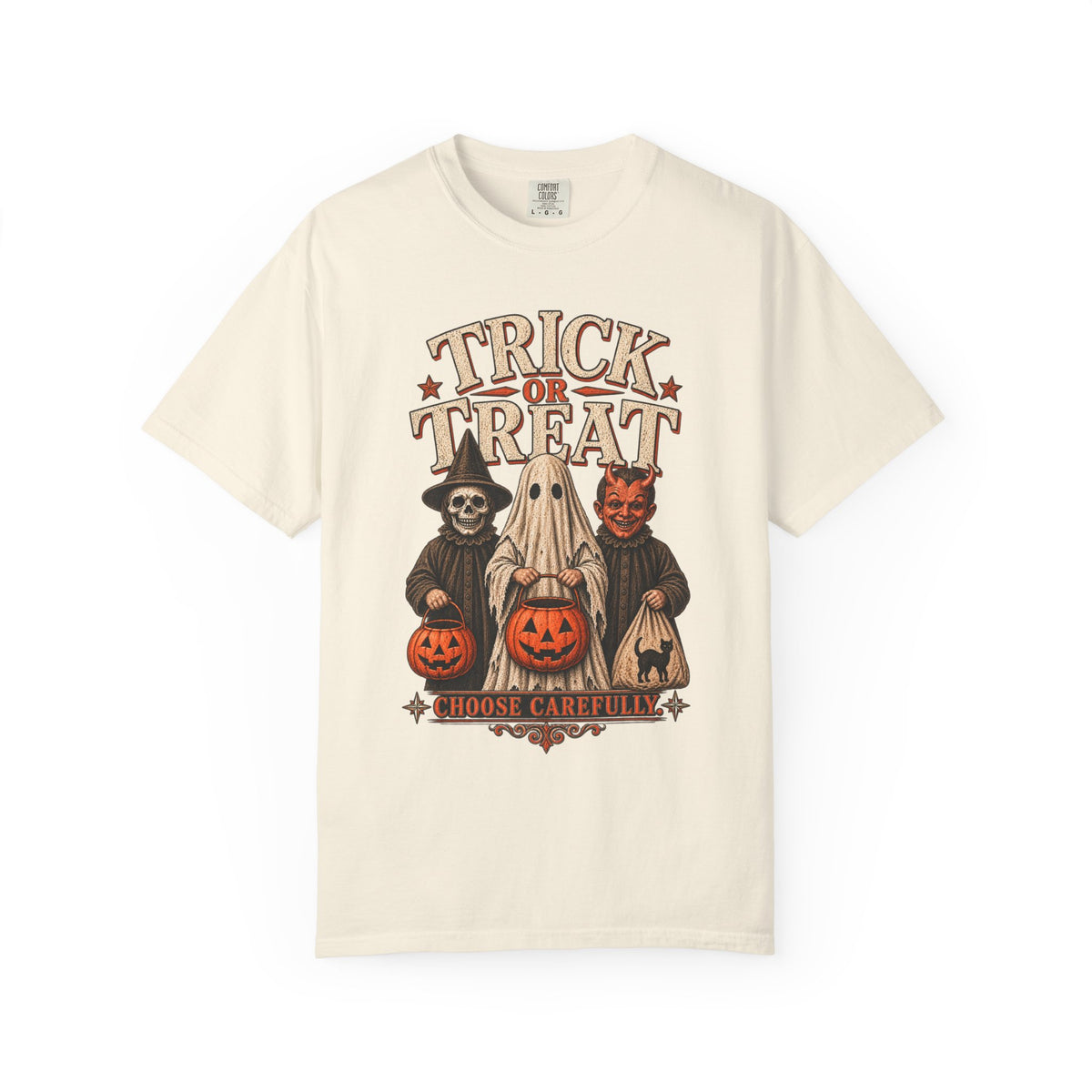 Trick or Treat – Vintage Halloween Graphic Tee-8